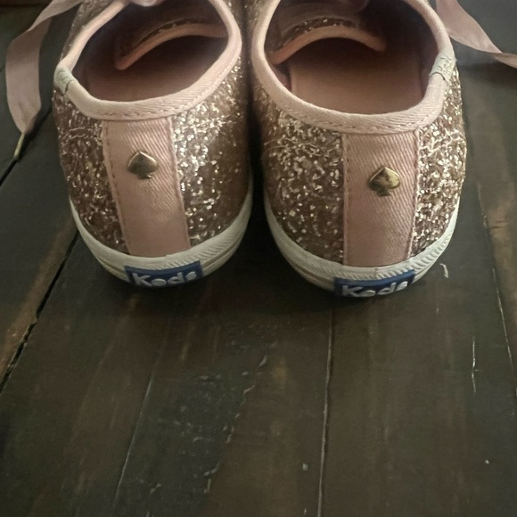 Sneakers Keds x Kate Spade Champion Glitter Sneaker Rose Gold Size US 9 - Picture 3 of 4